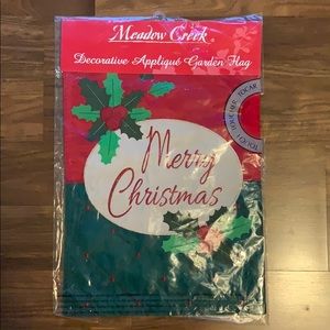 Merry Christmas garden flag